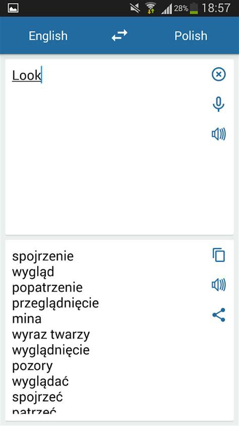 google translate polish to english words