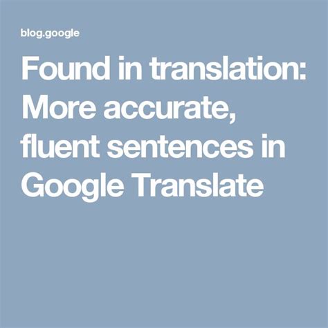 google translator sentence translation