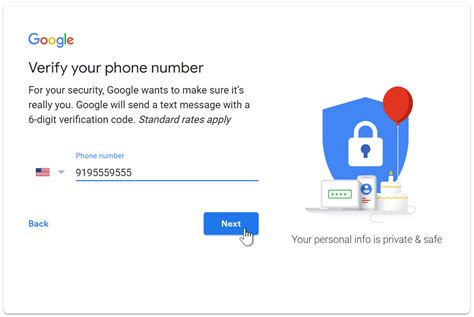google verification code gmail verify phone number