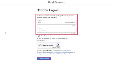 google workspace identity cloud sign in email