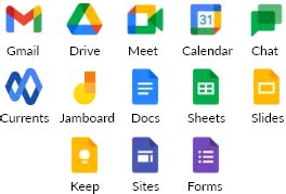google workspace tools list