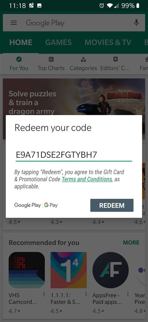 Google Play Gift Card Free Redeem Code Redeem Your Play Points For Play Credits. Printable