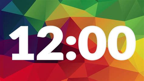 12 Minute Countdown Timer Alarm Clock YouTube