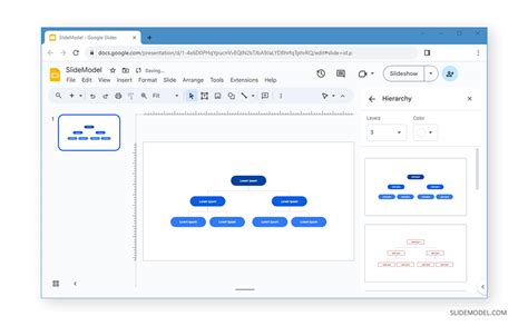 Google Slides Templates Organizational Chart