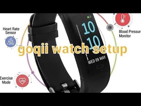 Goqii Watch Setup