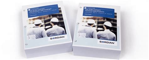 Gordian Construction Task Catalog
