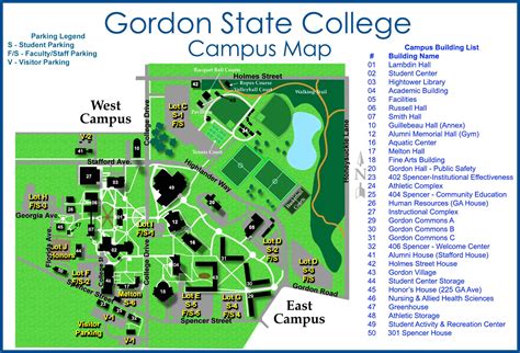 gordon college campus map