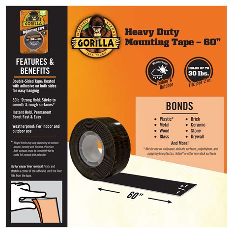 Gorilla Double Sided Tape Argos