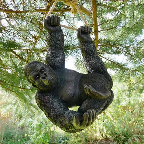 Hanging Gorilla Garden Ornament