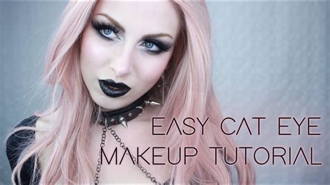 Goth Cat Eye Makeup