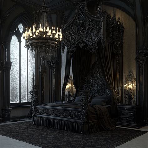Gothic Bedroom Lighting: A Symphony of Shadows