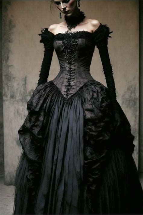 gothic black dresses