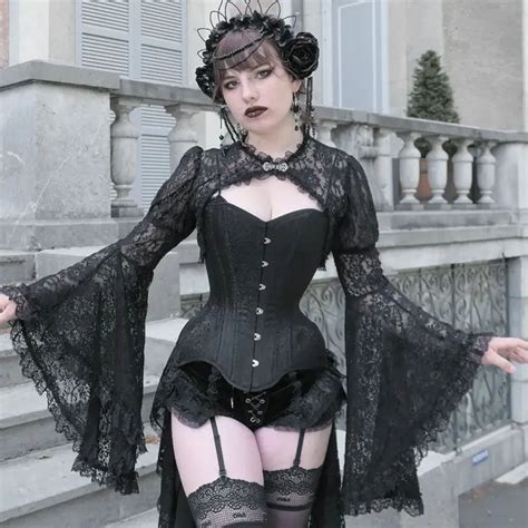 gothic lace top