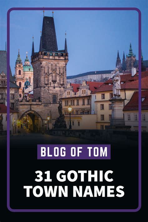 Gothic Town Names