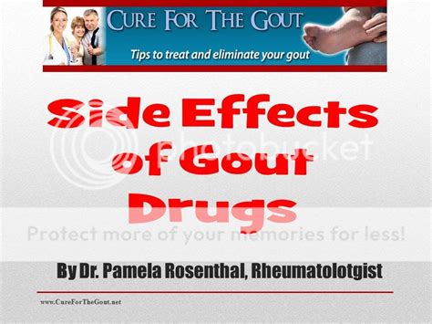 gout drugs side effects