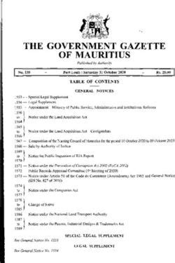 government gazette mauritius