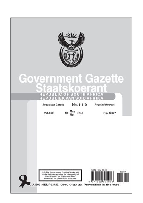government gazette published today