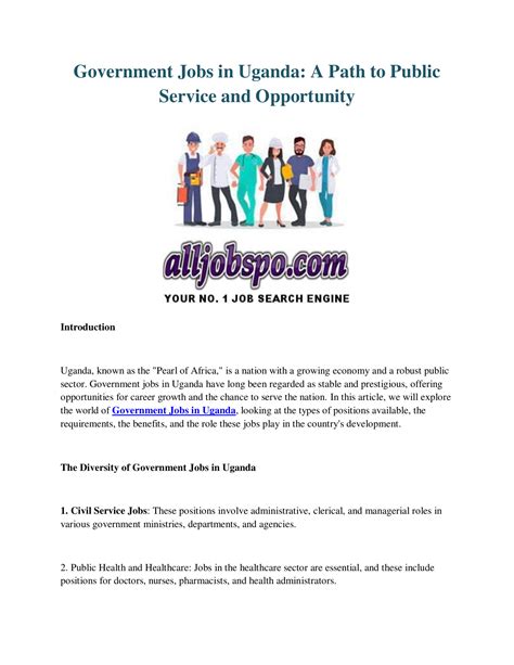 government jobs in uganda