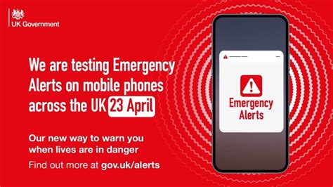 government phone alert 23rd april