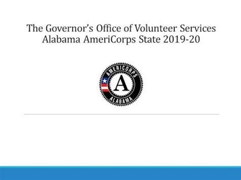 governor's office of volunteer services