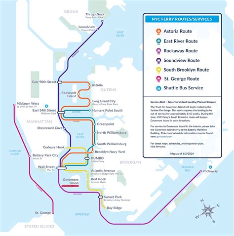 governor island ferry schedule