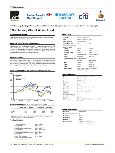 govt etf fact sheet