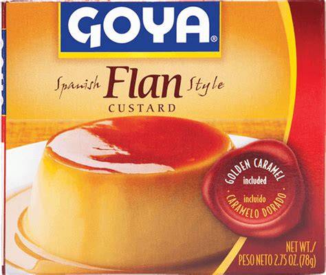 Goya Flan Custard, Spanish Style with Caramel (5.5 oz) Instacart