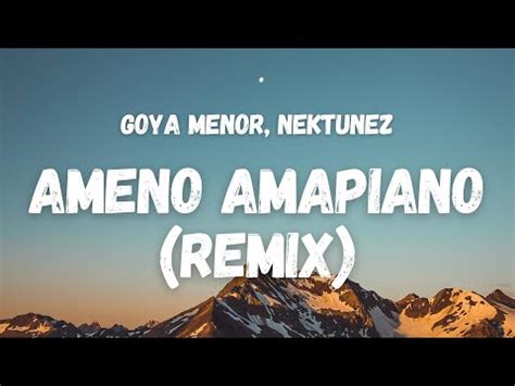 (You want to Bamba, you wanna chill with the big boys)Goya menor