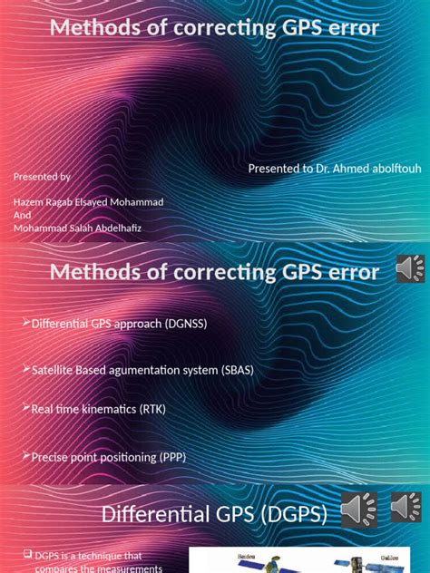gps correction methods