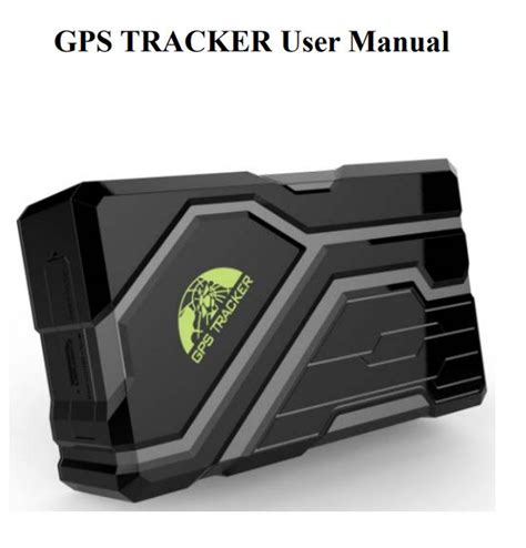 gps tracker user manual