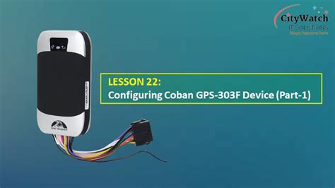 gps tracking course