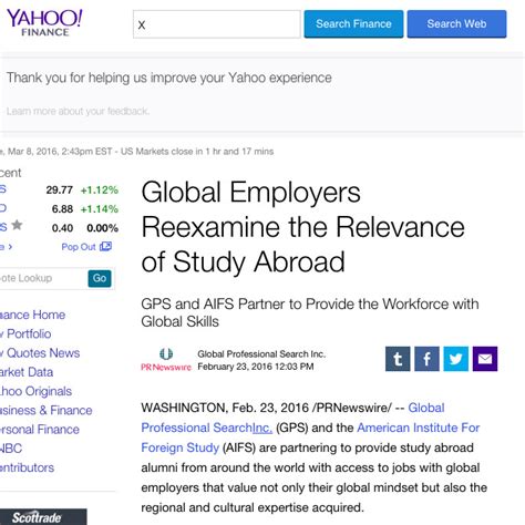 gps yahoo finance