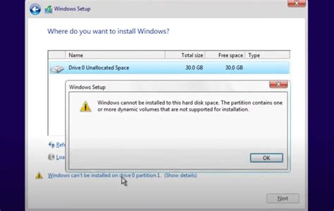 gpt disk error windows 10