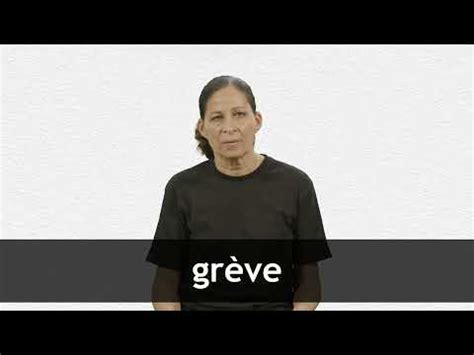 grève translation english