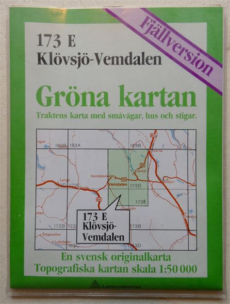 kartor gröna kartan 2 st Lessebo Markaryd (416892370) ᐈ Köp på Tradera