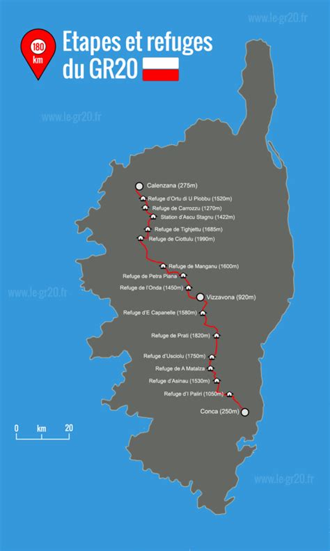 Les cartes du GR20 Faire le GR20 Corse