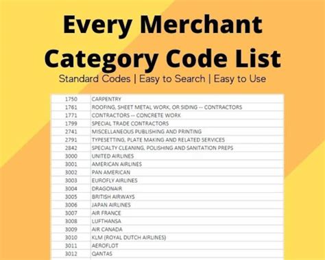 grab merchant category code