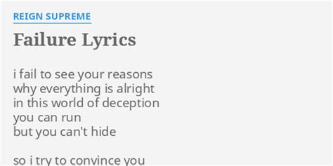 Grace For Every Failure Lyrics