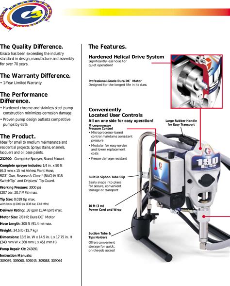 Graco Paint Sprayer User Guide