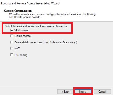 gradation 3 : Install & Configure VPN