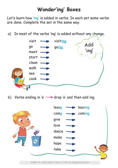 Grade 2 English Worksheets Words