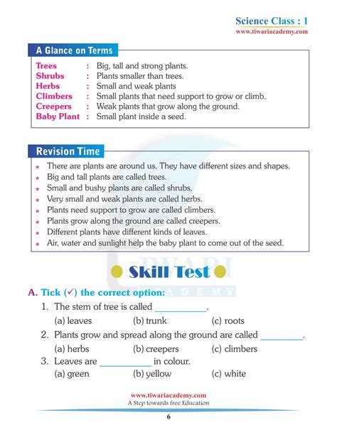Grade 1 Science Questions And Answers Pdf