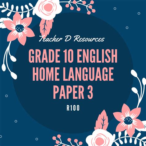 grade 10 language paper