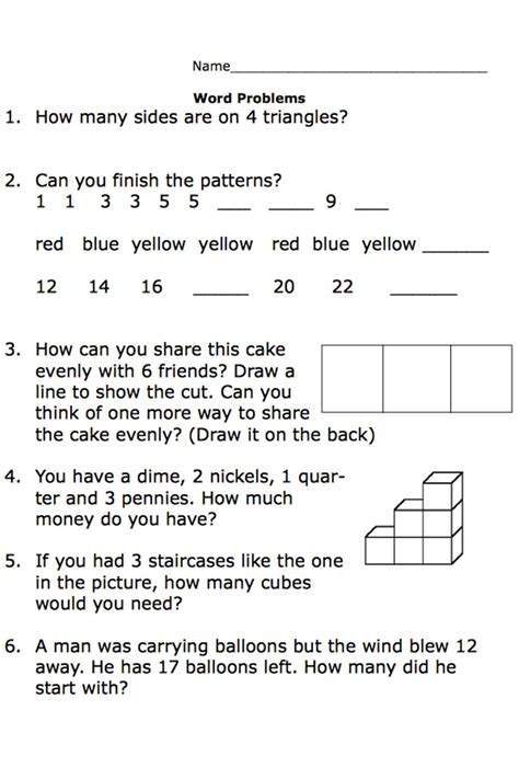 Grade 2 Math Word Problem Worksheets