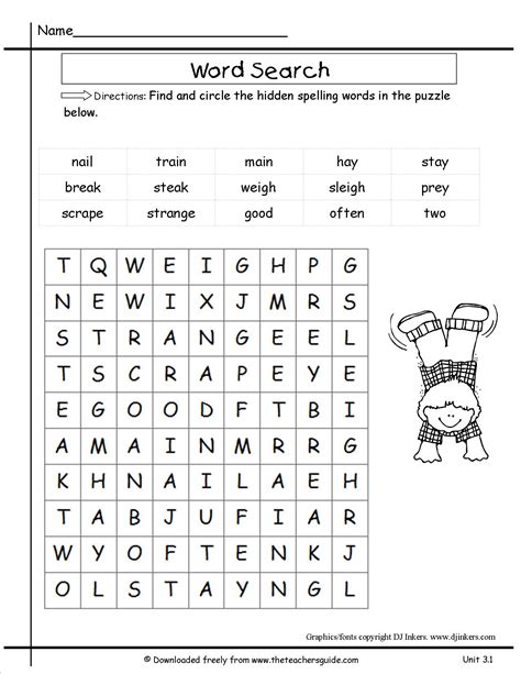 grade 2 puzzle worksheet