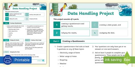 grade 6 maths project term 3 data handling