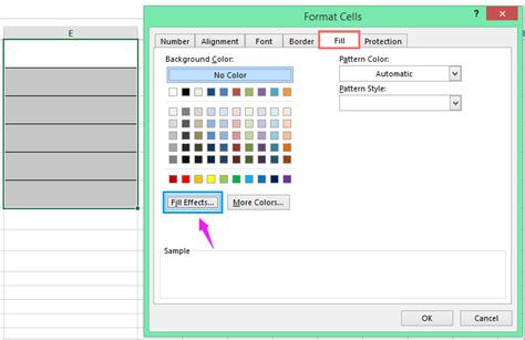 Gradient Color In Excel