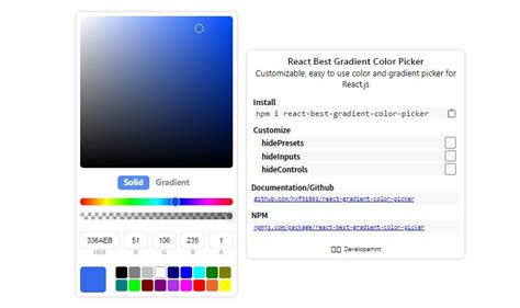 Gradient Color React