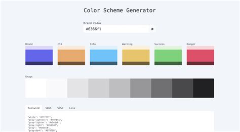 Gradient Color Scheme Generator