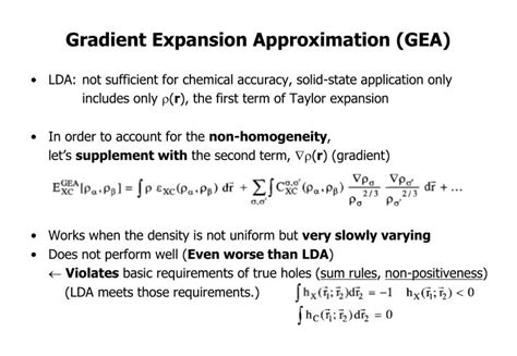gradient expansion approximation